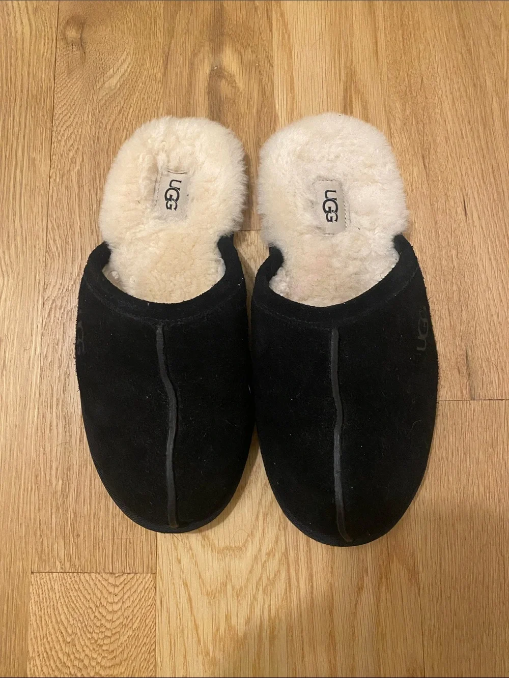 Black UGG slippers size 7